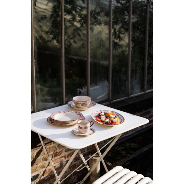 Bordo/ziloņkaula krāsas porcelāna bļodiņa Cyril – S|P Collection-image-1