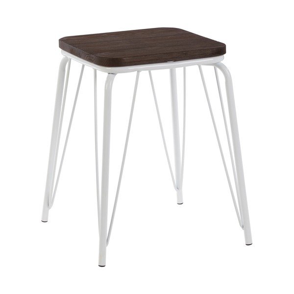 Balts/tumša dabīga toņa gobas masīvkoka ķeblis District – Premier Housewares