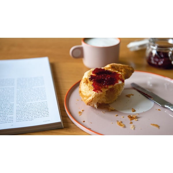 Rozā keramikas tasītes un šķīvja komplekts Remember Greta, 250 ml-image-2