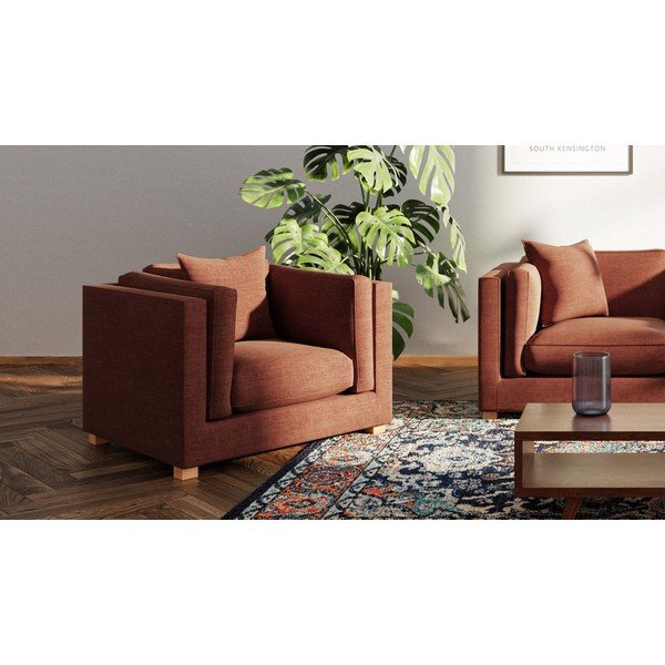 Ķieģeļu sarkans   atpūtas krēsls Pomo – Ame Yens-image-3