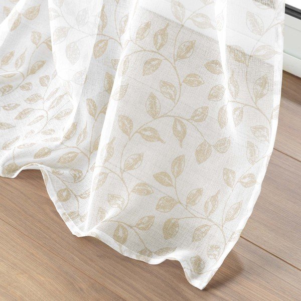 Bēšs dienas aizkars 137x280 cm Farandole – douceur d'intérieur-image-4