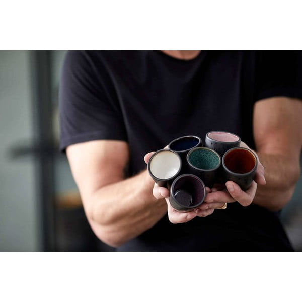 Melnas espreso keramikas tasītes (6 gab.) 100 ml Gastro Black/Mix – Bitz-image-1