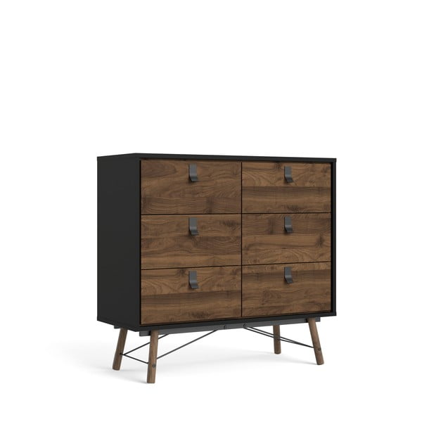 Tumši brūna kumode Tvilum Ry, 102 x 95 cm-image-3