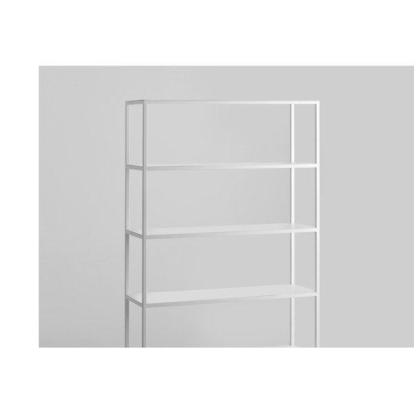 Balta metāla grāmatu plaukts Pielāgota forma Hyller-image-4