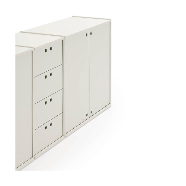 Krēmkrāsas kumode 197x80x40 cm Wally – Teulat-image-3