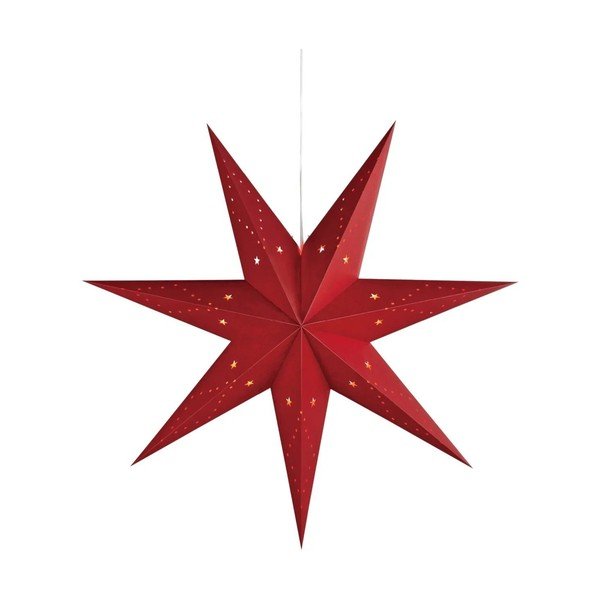 Sarkans piekarināms Ziemassvētku gaismas dekors Saturnus – Markslöjd