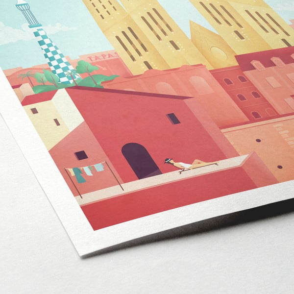Plakāts Travelposter Barcelona, 30 x 40 cm-image-2