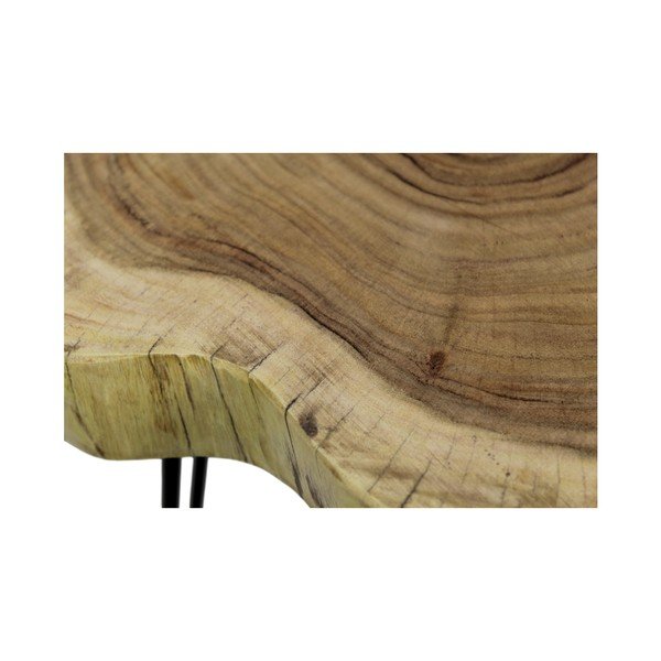 Akācijas koka kafijas galdiņš HSM kolekcija Live Edge, 43 x 45 cm-image-2