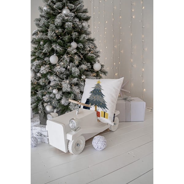 Dekoratīvais spilvens ar Ziemassvētku motīvu 45x45 cm Crazy Cat Xmas – Butter Kings-image-1