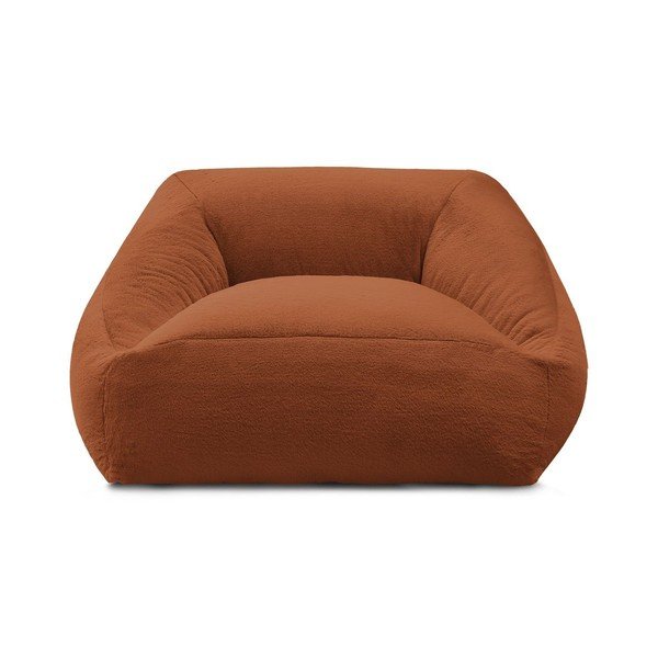 Oranžs sēžammaiss no mākslīgās kažokādas Lilibet – Bobochic Paris-image-3