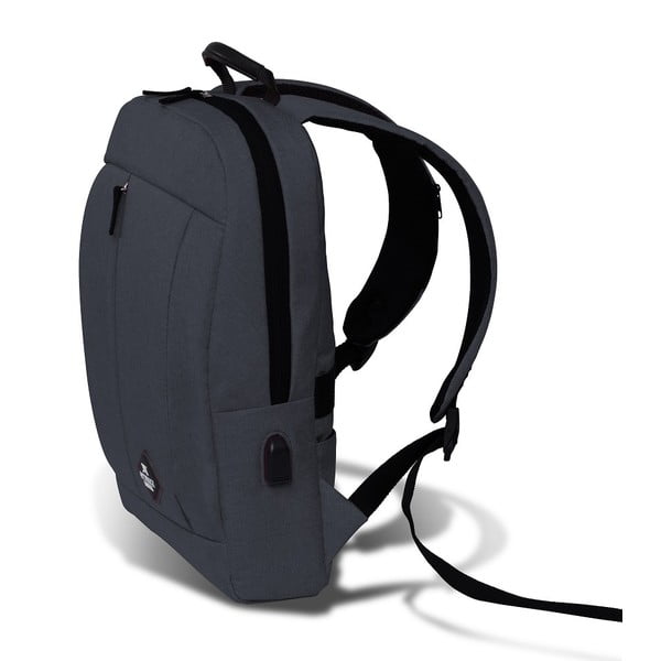 Antracīta pelēka mugursoma ar USB portu My Valice GALAXY Smart Bag-image-3