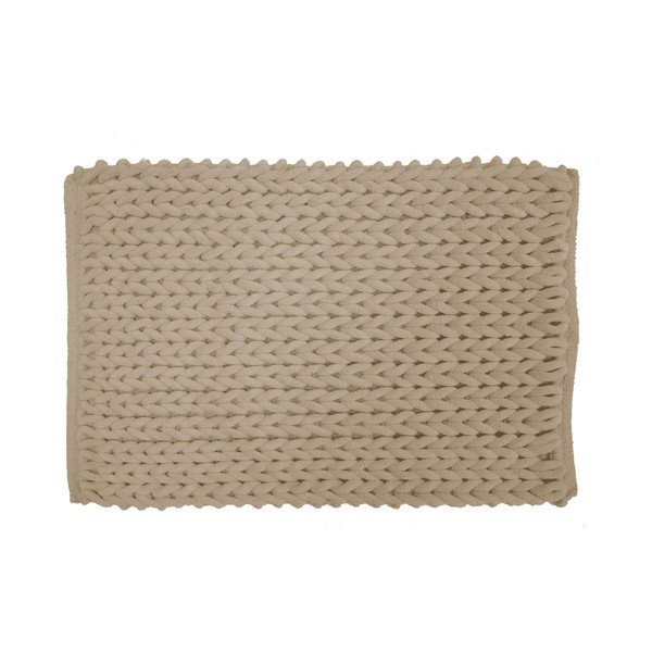 Gaiši brūns vannas istabas paklājiņš 50x80 cm Ariel – douceur d'intérieur