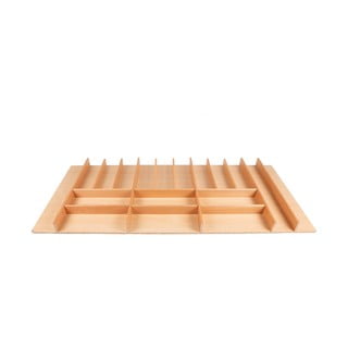 Dabīga toņa galda piederumu organizators 108 x 47 cm Wood Line – Elletipi