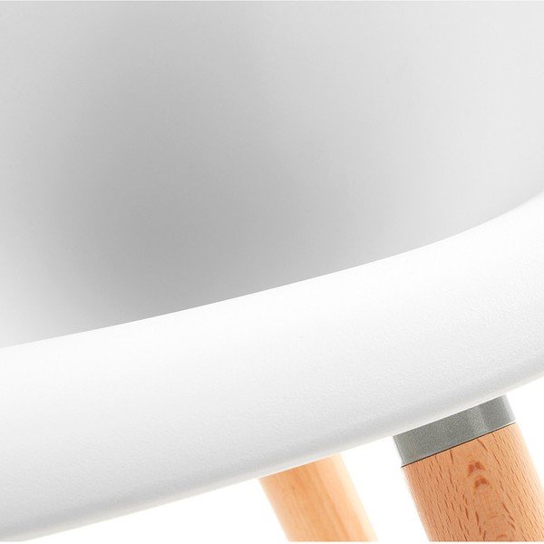 Balts krēsls ar dižskābarža koka kājām Kave Home Kenna-image-4