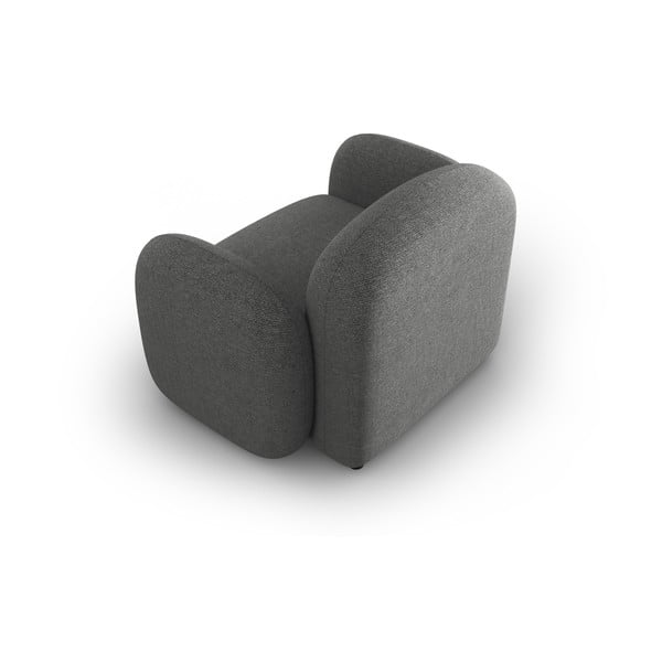 Tumši pelēks atpūtas krēsls Blair – Micadoni Home-image-4