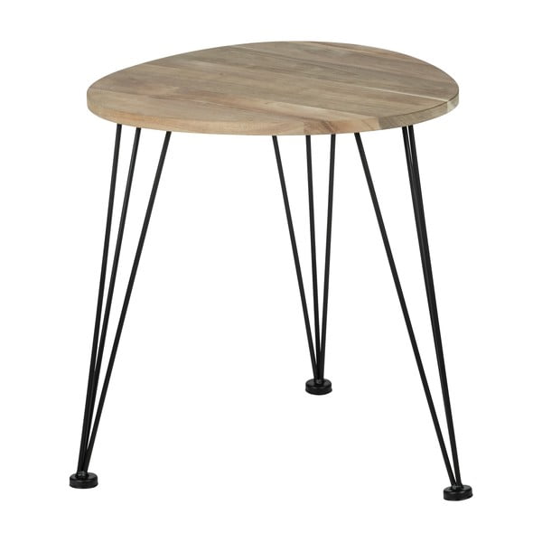 Sānu galdiņš ar akācijas koka galda virsmu 44x44 cm Acacia – Wenko