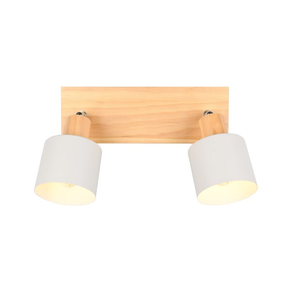 Balta/dabīga toņa prožektora tipa lampa ø 9 cm Shanti – Trio-image-3