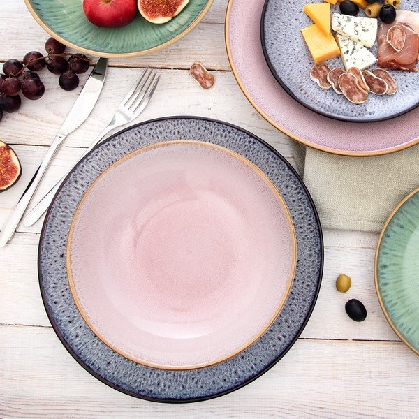 Violets keramikas šķīvis ø 27 cm Glaze – Orion-image-3