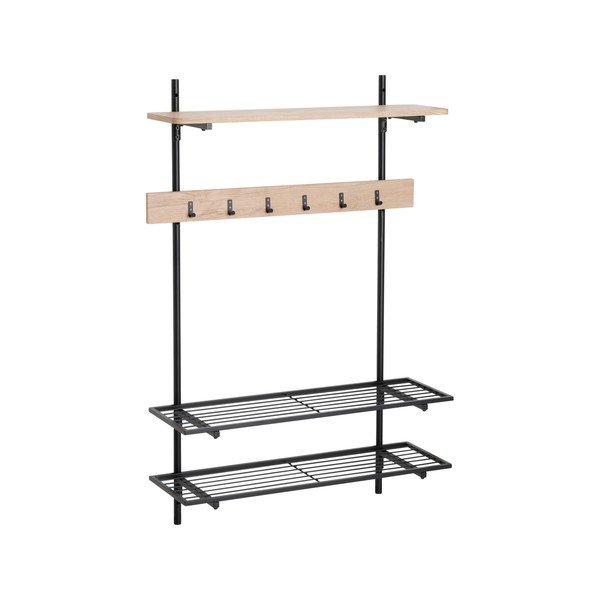 Bēša metāla priekšnama iekārta 100x150x25 cm Gilda – Ellos Home
