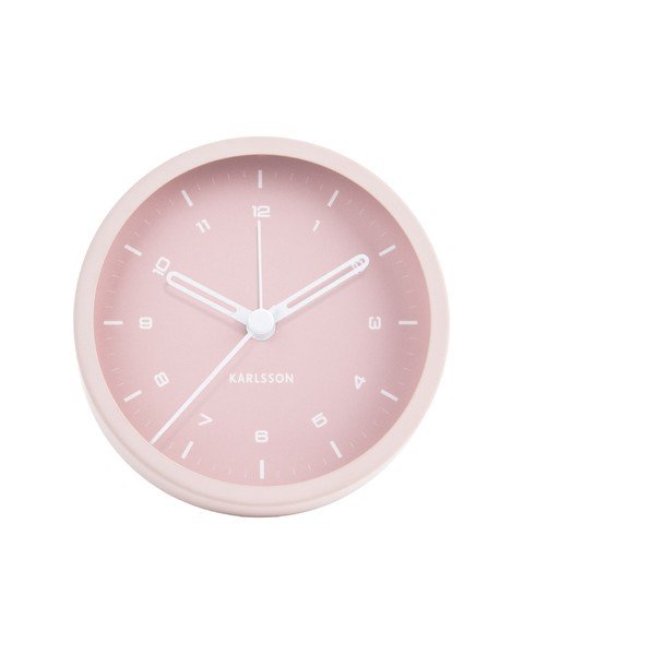 Gaiši rozā modinātājs Karlsson Tinge, ø 9 cm-image-1