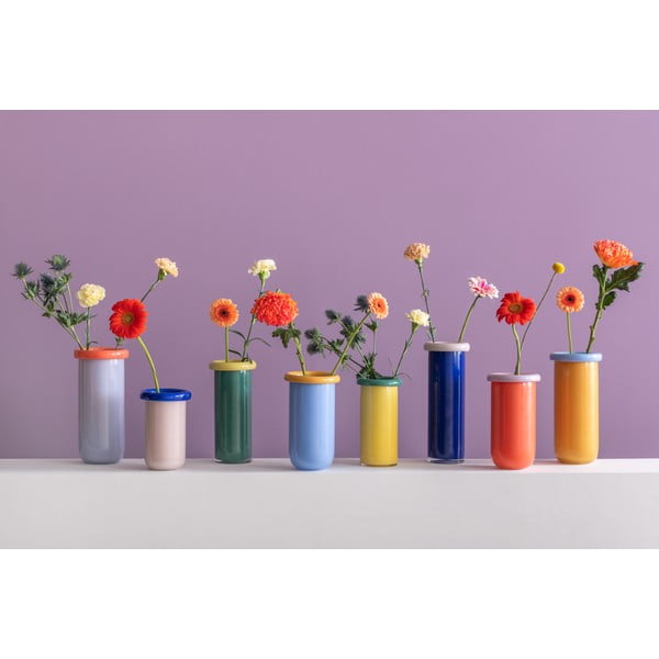 Tumši zaļa stikla vāze (augstums 27,5 cm) Plegado  – PT LIVING-image-2