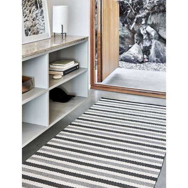 Pelēks/bēšs iekštelpu un āra celiņa paklājs 70x240 cm Teo Warm Grey – Pappelina-image-1