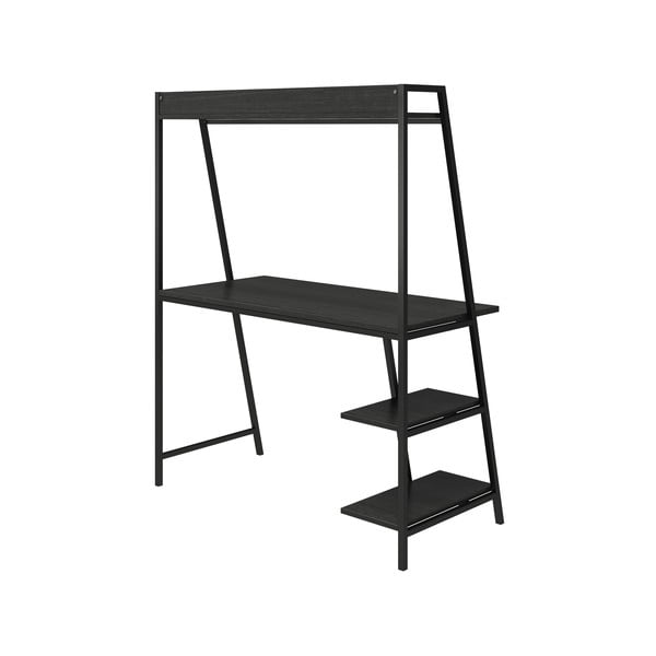 Pie sienas stiprināms darba galds ar ozolkoka imitācijas galda virsmu 51x111 cm Bushwick – Novogratz-image-4