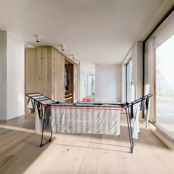 Melns veļas žāvētājs Infinity Flex 30m – Vileda-image-1