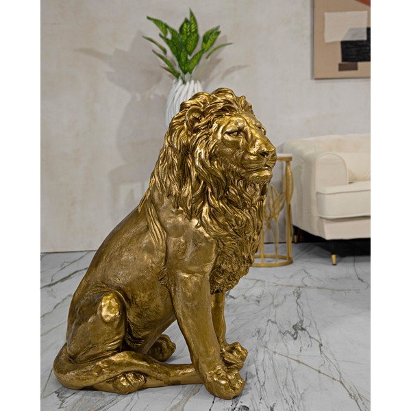 Polirezīna statuete 80 cm Lion – Mauro Ferretti-image-1