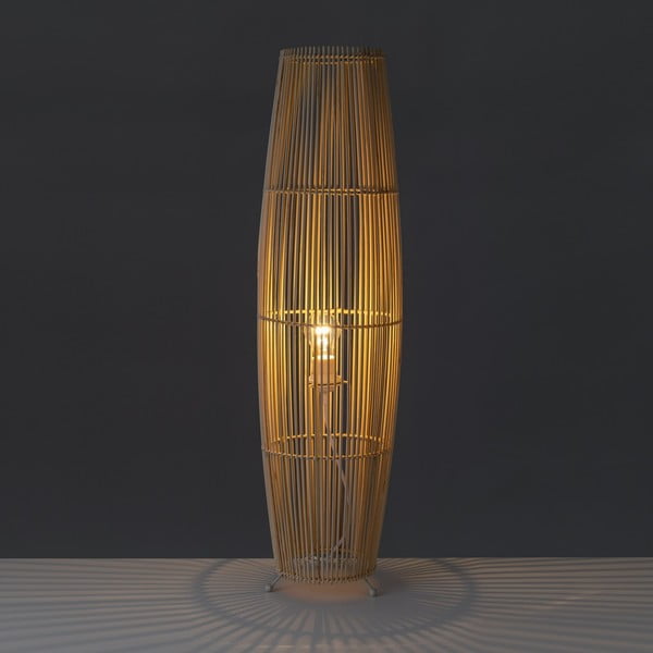 Dabīga toņa stāvlampa ar bambusa abažūru (augstums 88 cm) Natural Way – Casa Selección-image-1