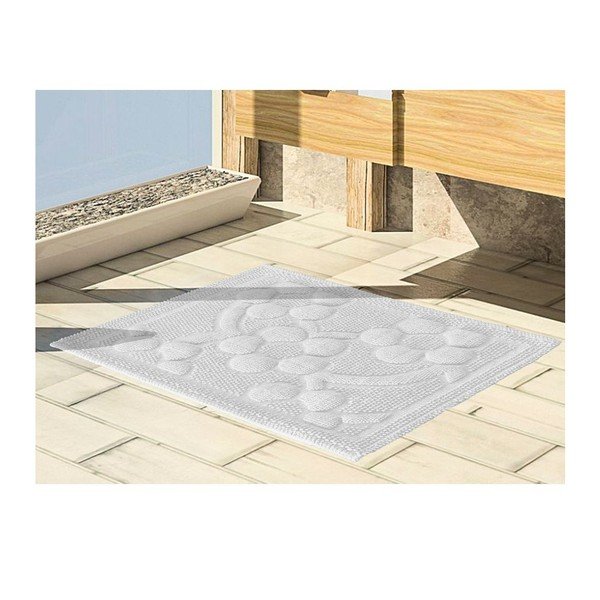 Vannas istabas paklājs Papatya White, 50x60 cm-image-1