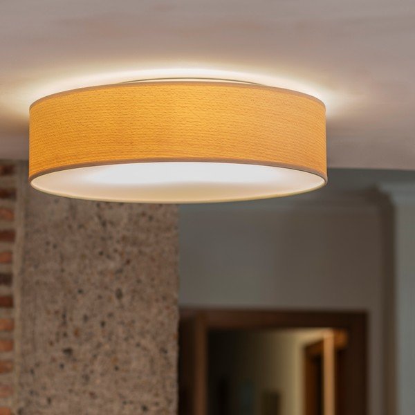 Griestu lampa no dabīgā dižskābarža finiera Sotto Luce TSURI L, ⌀ 40 cm-image-4