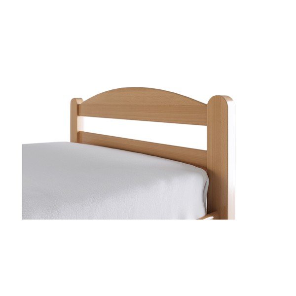 Dabīga toņa dižskābarža masīvkoka divvietīga gulta ar redelēm 180x200 cm Bellariva – B.E.S.-image-2