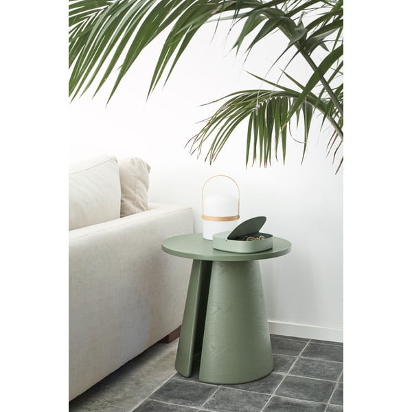 Zaļš sānu galdiņš Teulat Cep, ø 50 cm-image-1