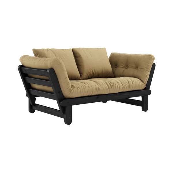 Izvelkamais dīvāns Karup Design Beat Black Wheat Beige-image-3