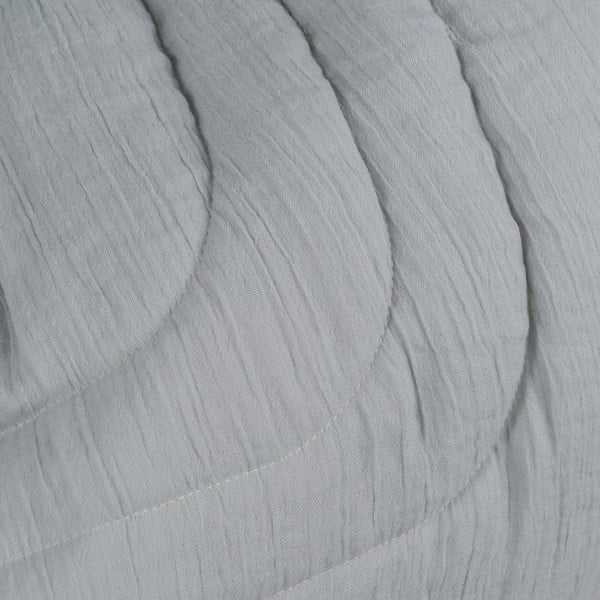 Dūmakaini zaļš stepēts gultas pārklājs 180x260 cm – Ixia-image-2