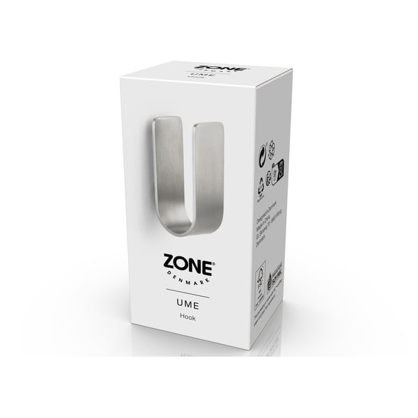 Matētas sudraba krāsas metāla sienas āķis Ume – Zone-image-4