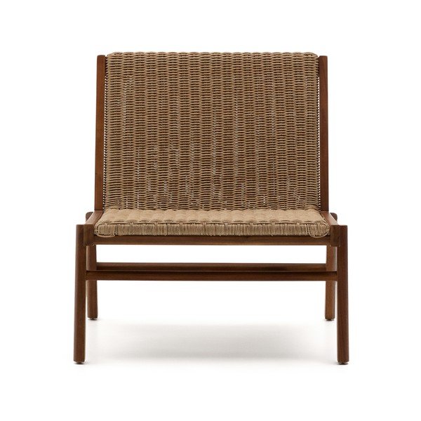 Dabīga toņa masīvkoka dārza atpūtas krēsls Itani – Kave Home-image-4