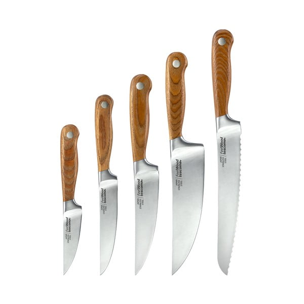 Nažu komplekts ar statīvu (5 gab.) Feelwood – Tescoma-image-3