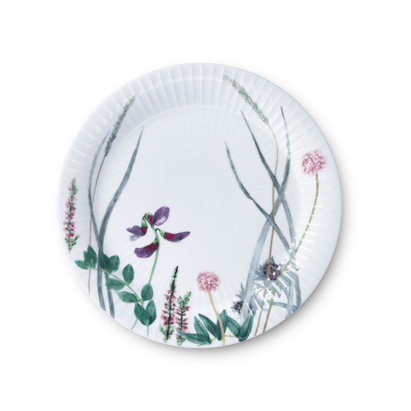 Balts deserta porcelāna šķīvis ø 22 cm Hammershøi Summer – Kähler Design