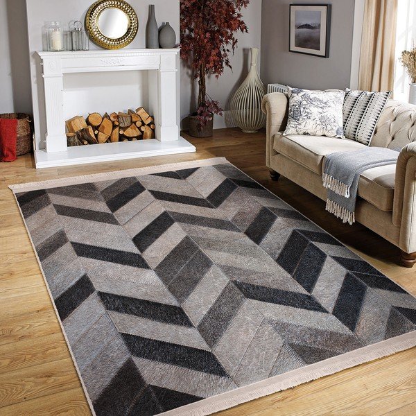 Pelēks paklājs 80x150 cm – Mila Home-image-4
