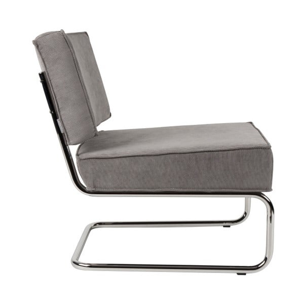 Gaiši pelēks krēsls Zuiver Rib-image-2