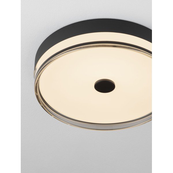 Matēti melna tērauda LED griestu lampa ar regulējamu spilgtumu Helios – Nova Luce-image-1