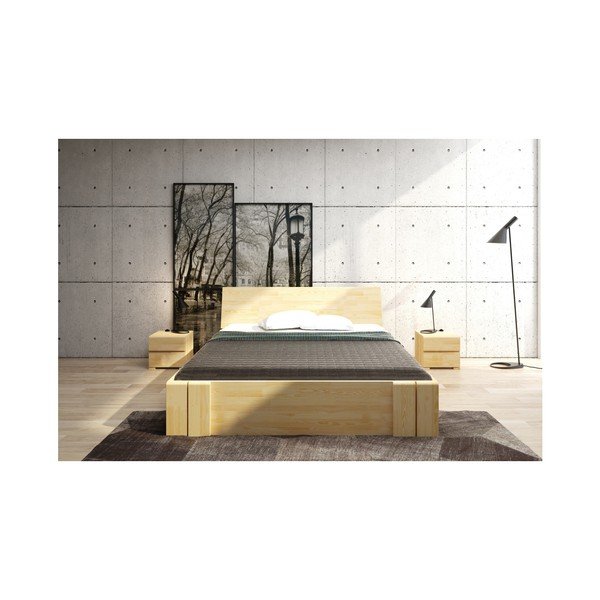 Priedes divguļamā gulta ar atvilktni SKANDICA Vestre Maxi, 200 x 200 cm-image-4