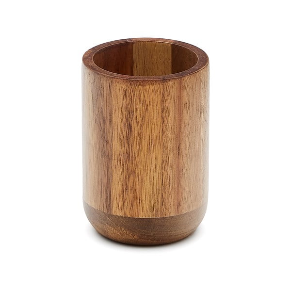 Dabīga toņa koka trauks zobu birstei Senda – Kave Home