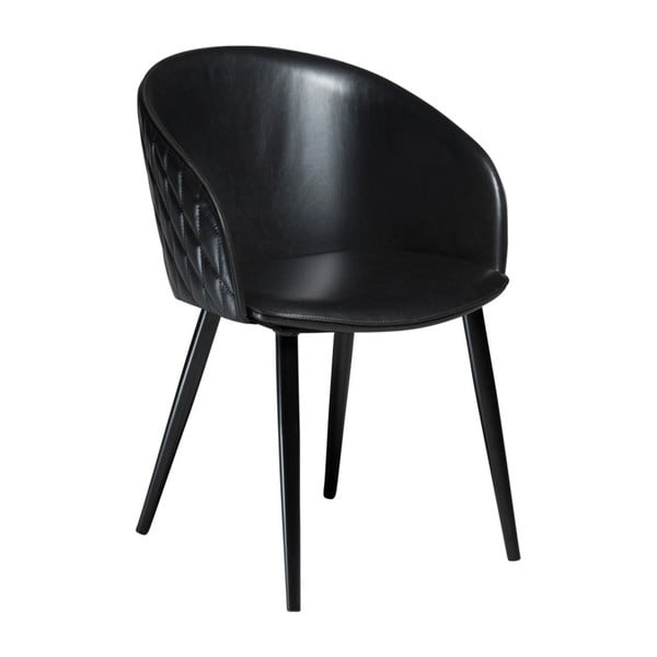 Melns mākslīgās ādas krēsls DAN-FORM Denmark Dual