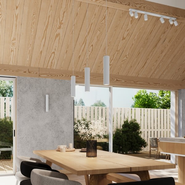 Balta prožektora tipa lampa 6,5x117 cm Gleam – Sollux-image-1