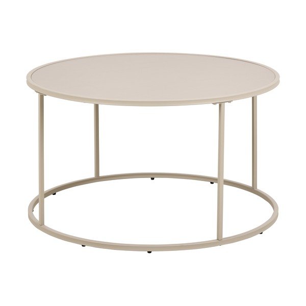 Pelēks tērauda apaļš žurnālgaldiņš ø 80 cm Seaford – Actona