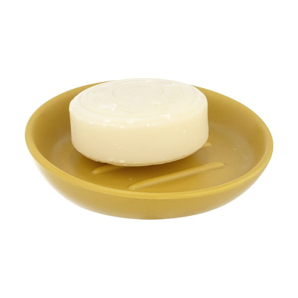 Dzeltens keramikas ziepju trauks Badi – Wenko-image-2