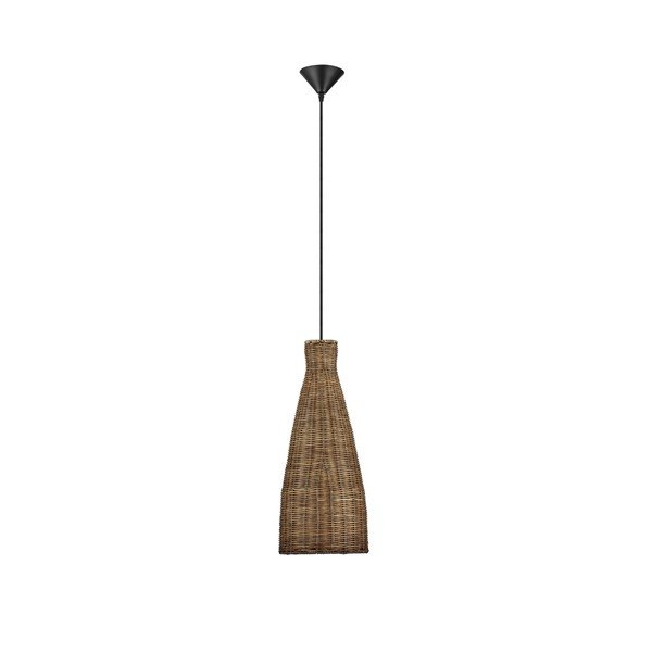 Dabīga toņa rotangpalmas piekaramā lampa ø 19,5 cm Rielo – Nova Luce